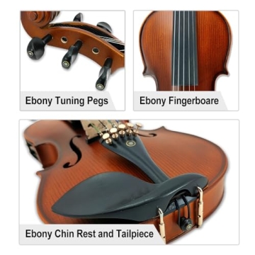 Yinfente 5 String Electric Violin | Maple Spruce Wood