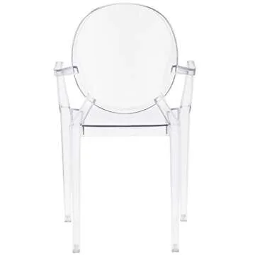 EdgeMod Burton Arm Chair - Stylish Clear Seating Solution