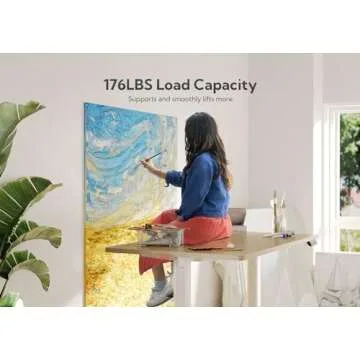 Claiks Electric Standing Desk, Adjustable Height Stand up Desk, 48x24 Inches Sit Stand Home Office D...