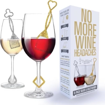 PureWine Silver & Gold Wand Filters: Enjoy Wine Without Headaches
