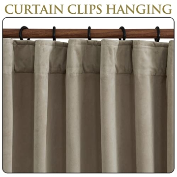 StangH Plush Velvet Curtains - Stylish Thermal Drapes