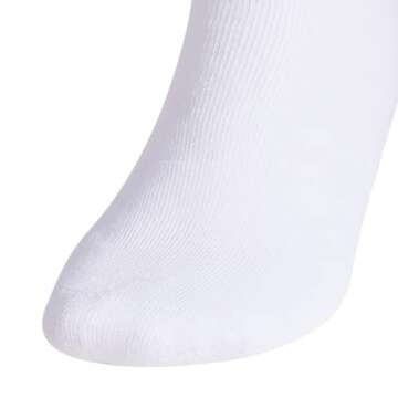 adidas Originals Kids-Boy's/Girl's Trefoil Cushioned Crew Socks (6-Pair), White/Better Scarlet/Black, Large