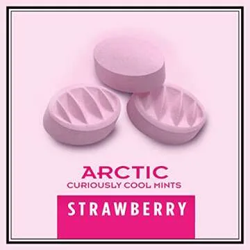 ALTOIDS Arctic Strawberry Breath Mints Hard Candy Bulk, 1.2 oz Tin (Pack of 8)