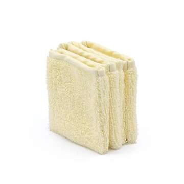 Child-Sized Hand Mitts Pack of 4 Montessori Practical Life Essentials (Cream Yellow)