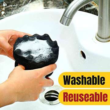 Cedar Industry Tire Shine Applicator – Durable Foam 3 Pack