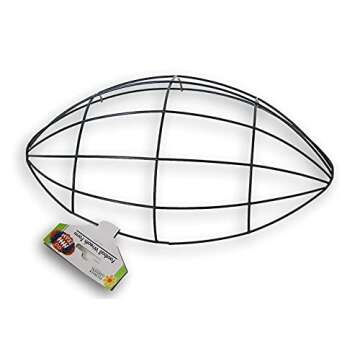 Fantastic Fall Floral Garden Football-Shaped Wire Wreath Form for Seasonal Decor
