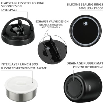 wiwens 32oz Thermo Food Jar for Hot Meals and Snacks