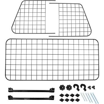 Adjustable Dog Car Barrier for SUVs - Amazon Basics