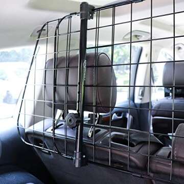 Adjustable Dog Car Barrier for SUVs - Amazon Basics