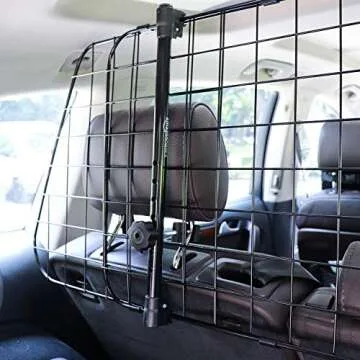 Adjustable Dog Car Barrier for SUVs - Amazon Basics