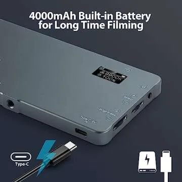 ENEGON 4000mAh LED Video Light for DSLR Photography