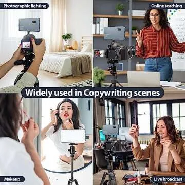 ENEGON 4000mAh LED Video Light for DSLR Photography