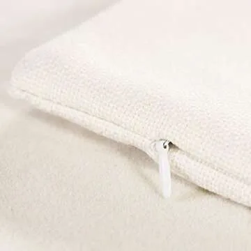 Happily Ever After Farmhouse Pillow Covers Housewarming Present Cushion Cover Home for Couch Vintage Cotton inch