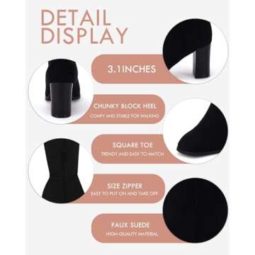 Coutgo Knee High Boots for Comfort and Style