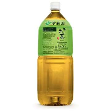 ITO EN Oi Ocha Green Tea, Sugar Free 2L Bottles Pack of 6