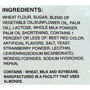 Glico Pocky, Strawberry Cream Covered Biscuit Sticks (9 Individual Bags), 3.81 oz