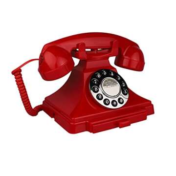 Retro Corded Telephone for Home Office with Loud Ringer