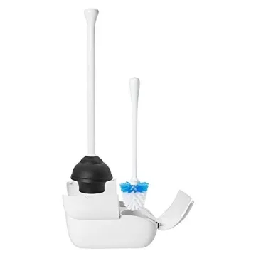 OXO Good Grips Toilet Brush & Plunger Set for Stylish Bathrooms