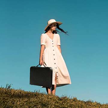 KPR Retractable Small Folding Table and Stool Set, Portable Camping Foldable Table Lightweight Yet M...