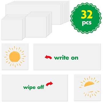 Blue Calendar Pocket Chart with 104 Cards,(72 Illustrated Activity Cards, 32 Dry Erasable Flash Cards and 3 Hooks 20"x22")