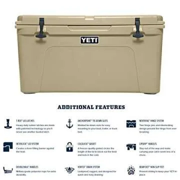 Durable YETI Tundra 75 Cooler for Outdoor Enthusiasts