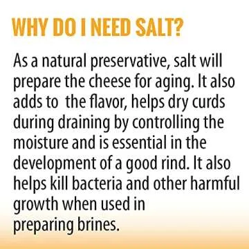 Cheese Sea Salt for Homemade Cheese Making - 1 lb Shaker