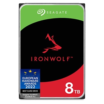 Seagate IronWolf 8TB NAS Internal Hard Drive – High Performance for RAID Solutions