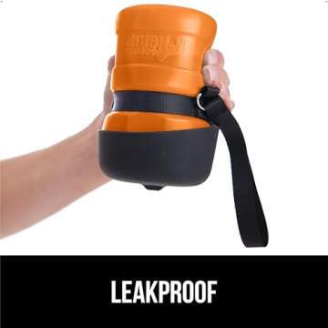 Portable Leak Proof Dog Water Bottle for Hiking