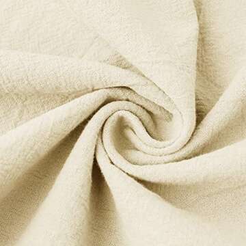 LYXIOF Toddler Baby Girl Cotton Linen Dress Ruffle Sleeve Halter Sleeveless Kids Casual Dresses Beige 80CM