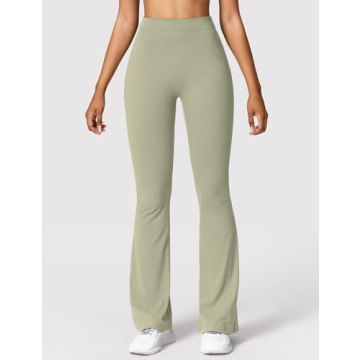 YEOREO Scrunch Flare Leggings for Comfort and Style