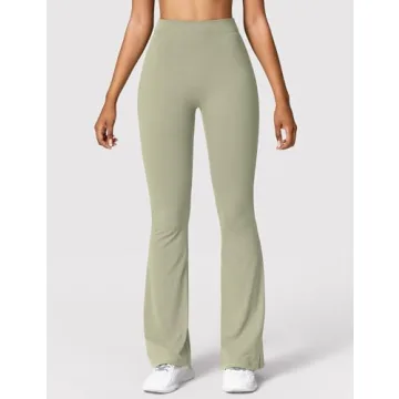 YEOREO Scrunch Flare Leggings for Comfort and Style
