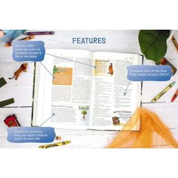 NKJV Adventure Bible Pink Leathersoft Full Color for Kids