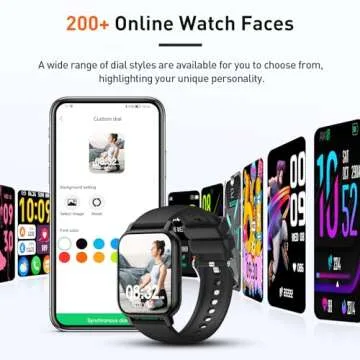Cillso Smart Watch with 110+ Sports Modes and Calls