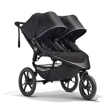 Baby Jogger Summit X3 Double Jogging Stroller for Two - Midnight Black