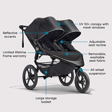 Baby Jogger Summit X3 Double Stroller - Jogging Made Easy