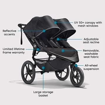 Baby Jogger Summit X3 Double Stroller - Jogging Made Easy