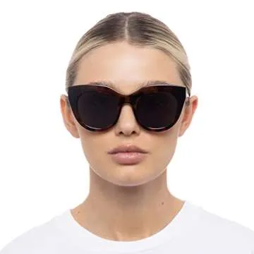 Le Specs Air Heart Sunglasses - Tort, Cat Eye, Women's, Elegant and Flattering Style