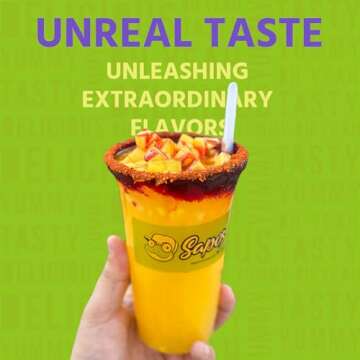 Sapo's Miches Chamoy Rim Rimming Paste Sauce Candy Dip for Drinks, Micheladas, Fruit, 8 oz (Strawberry)