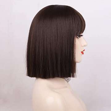 Chic Brown Bob Wig for Women - Stylish and Easy to Wear