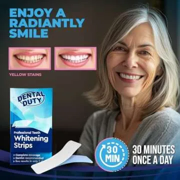 Dental Duty Teeth Whitening Strips for Sensitive Teeth