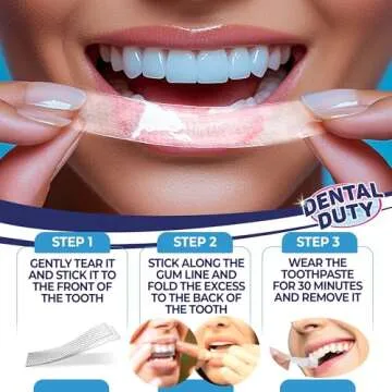Dental Duty Teeth Whitening Strips for Sensitive Teeth