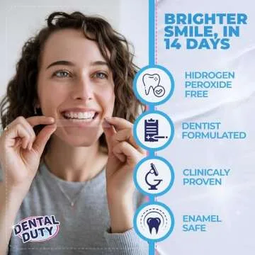 Dental Duty Teeth Whitening Strips for Sensitive Teeth