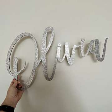 Custom Name Sign - Acrylic Nursery Decor with 35 Fonts
