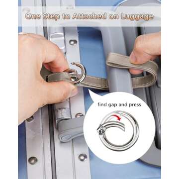 Teskyer Luggage Tags, 3 Pack Premium PU Leather Luggage Tags Privacy Protection Travel Bag Labels Suitcase Tags