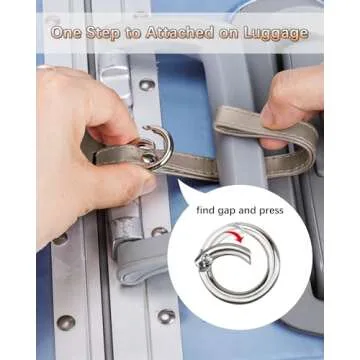 Teskyer Luggage Tags, 3 Pack Premium PU Leather Luggage Tags Privacy Protection Travel Bag Labels Suitcase Tags