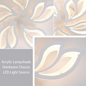 Dimmable LED Chandelier with Remote Control