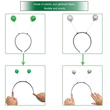 Alien Headband and Glasses Set for All Ages