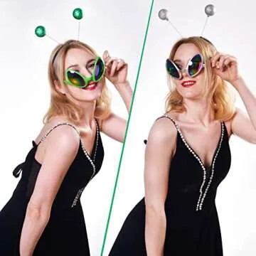 Alien Headband and Glasses Set for All Ages