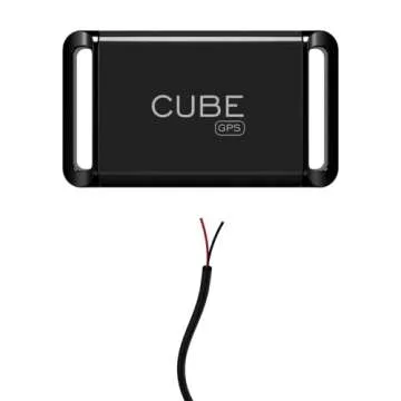 Professional CUBE GPS Tracker for Vehicles Bundle Includes GPS Tracker and Hardwire Charger for car