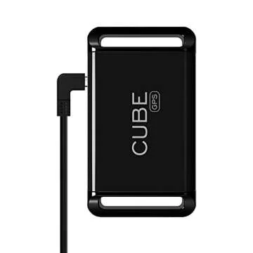 Professional CUBE GPS Tracker for Vehicles Bundle Includes GPS Tracker and Hardwire Charger for car